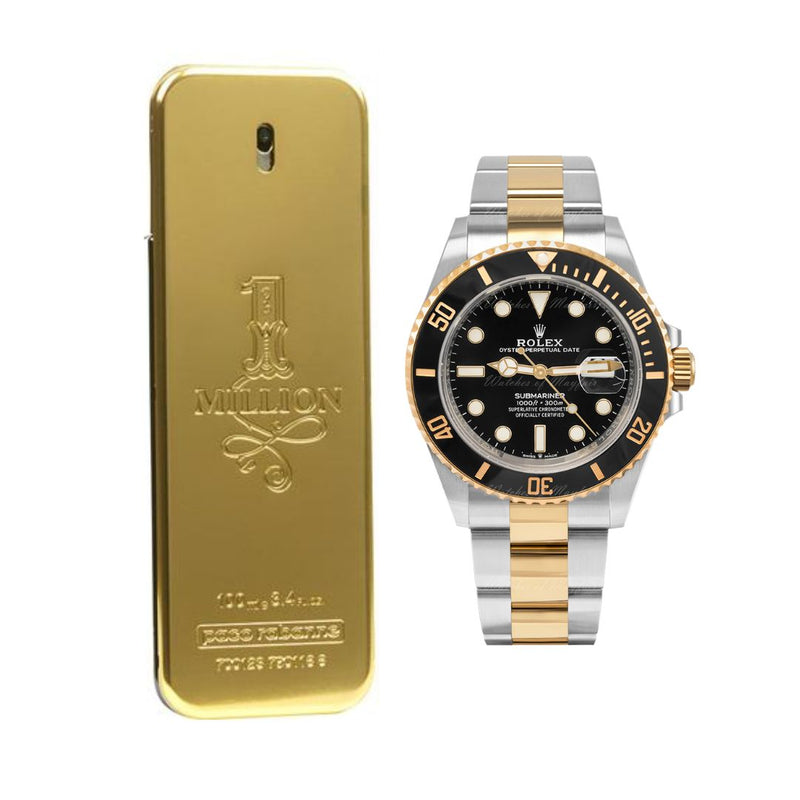 Faltam apenas 3 horas para o fim da promoção!" - ⏳KIT PERFUME ONE MILLION+ROLEX SUBMARINER - 🏃