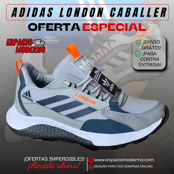 ! ¡Últimas unidades disponibles! - Tenis Adidas London Caballero-¡Correr🏃