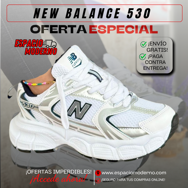 New Balance 530 -🏃‍♂️¡Solo quedan algunas unidades disponibles, corre!
